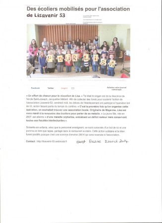 Aide de l'école de Le Loroux